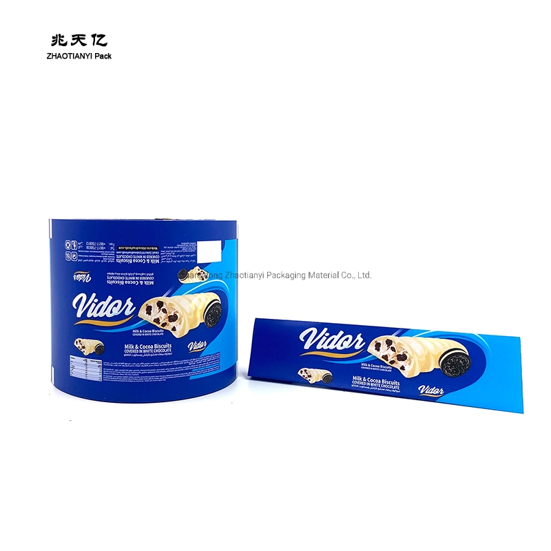 Heat Sealing Automatic Packaging Film Roll Clear Plastic Food Packaging Film for Cookies/Candy