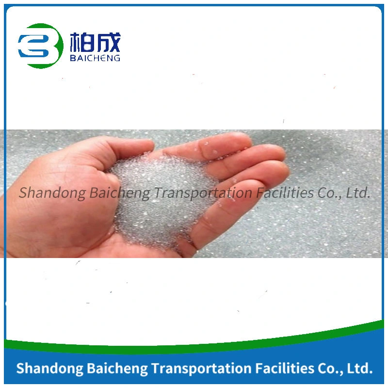 Road Marking Sandblasting Filling Reflective Glass Beads Photoluminescent Paint