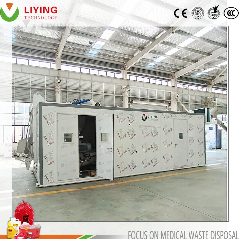 Zero Emission Medical Rubbish Sterilizer Hospital Waste Disposal Machine Waste Management System