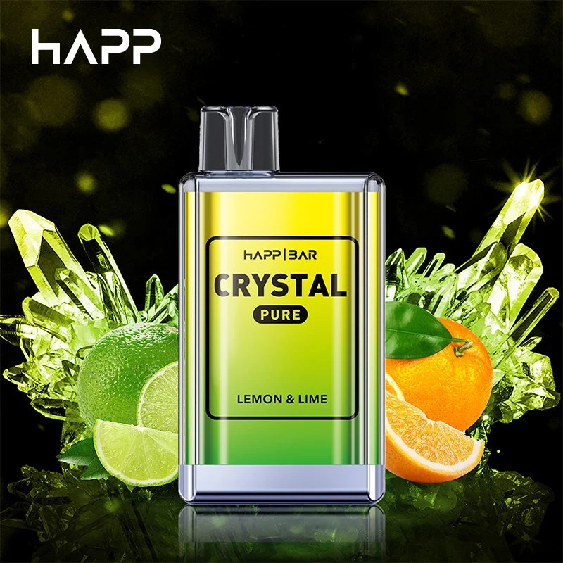 Crystal 6000 Puff Vape jetable barre de Happ boîte de 2% Ecog Chine Vente en gros