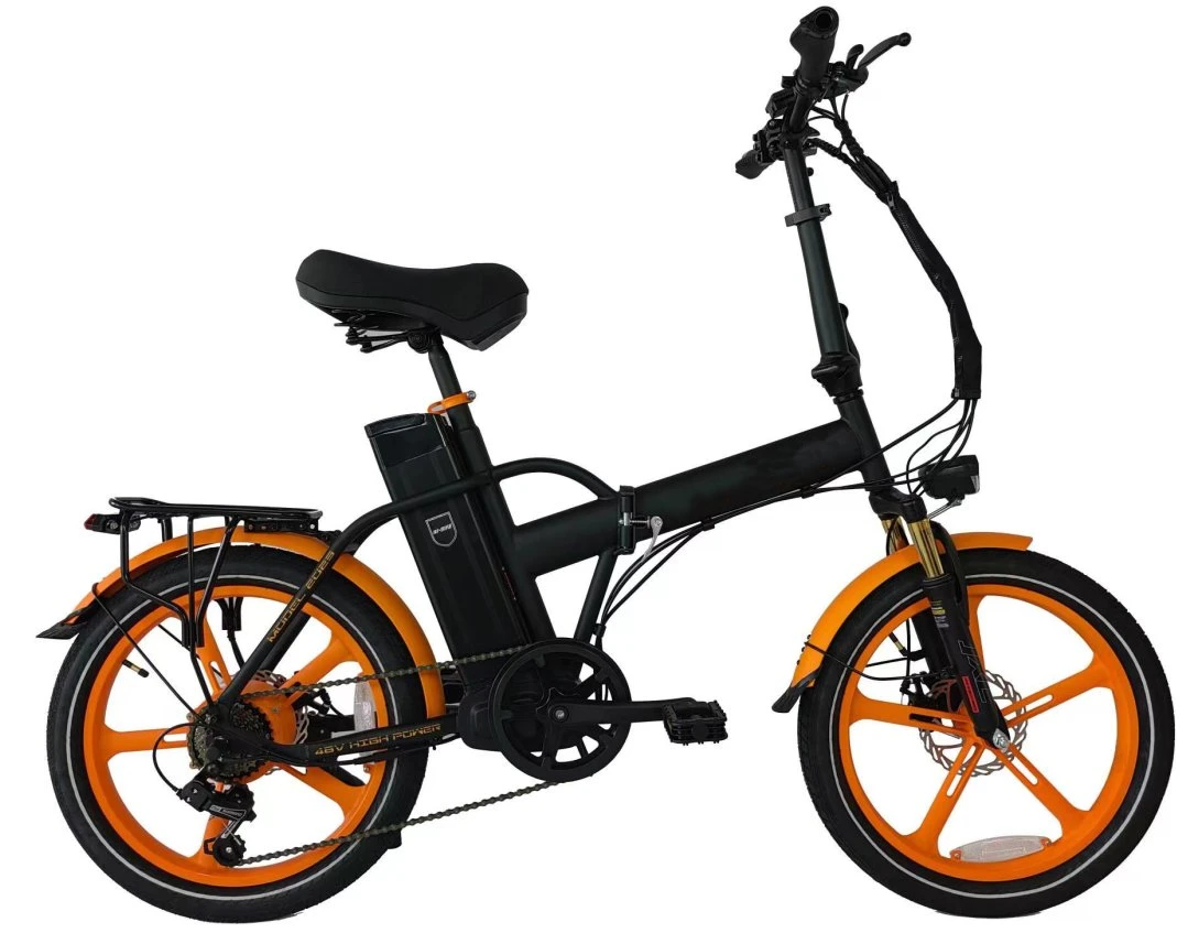 2022 New CE Amazon Electric Hybrid Bike 45km/H High Speed 48V Electric Bicycle Battery 10.5ah 20 Inch Tire Electric Road Bike