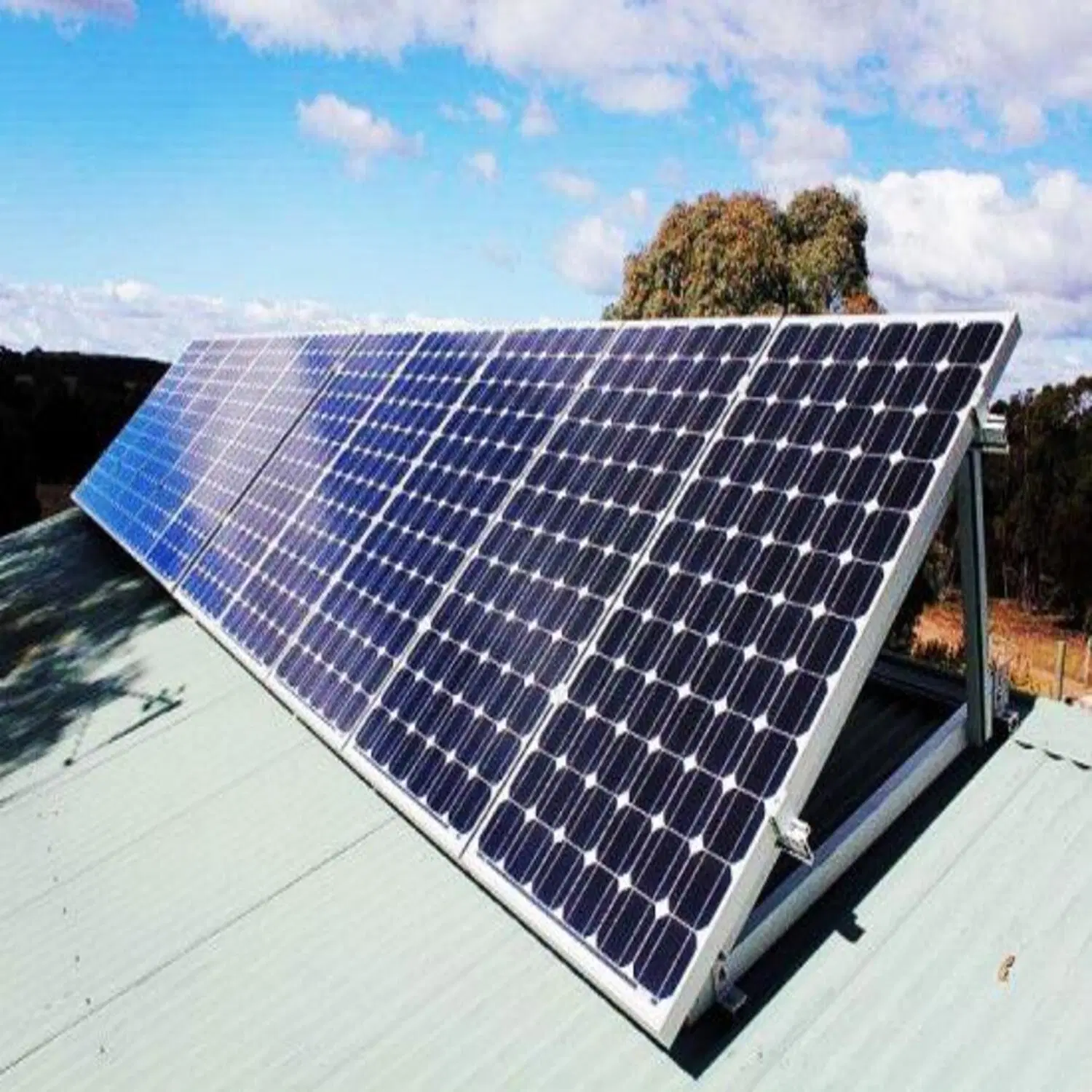 Techo Grado sistema de Energía Solar Panel fijación de aluminio montaje en pared Soporte