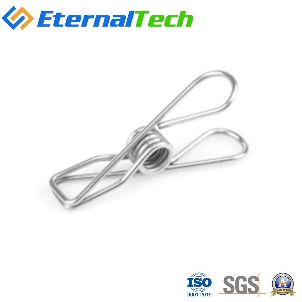 Stainless Peg Metal Hooks for Laundry and Small Metal Clothes Clips