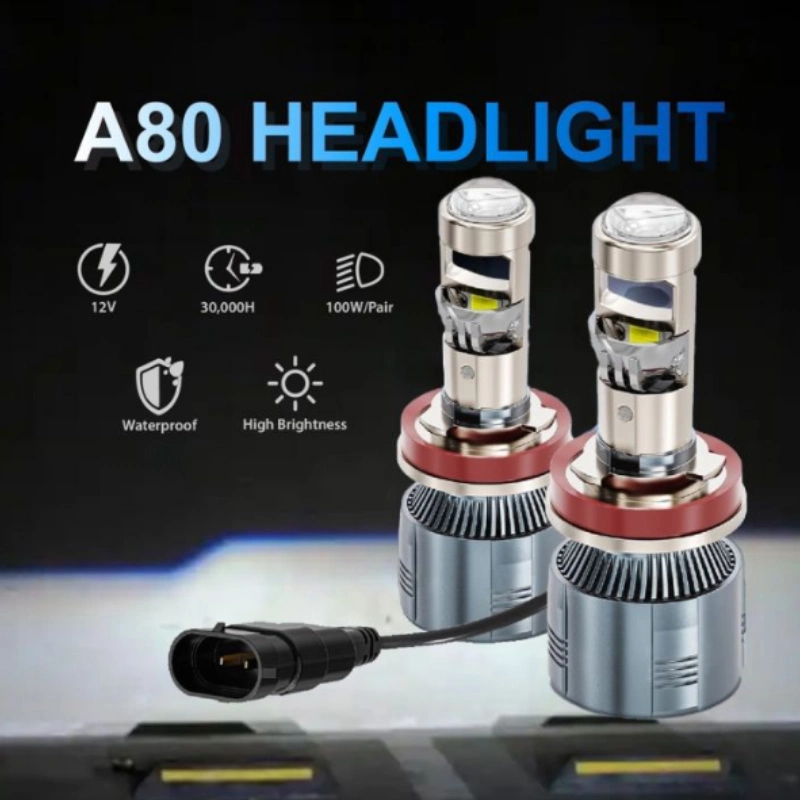 Super Bright H7 H11 A80 9005 9006 Motorcycles Lighting System Auto LED Headlight Lenses