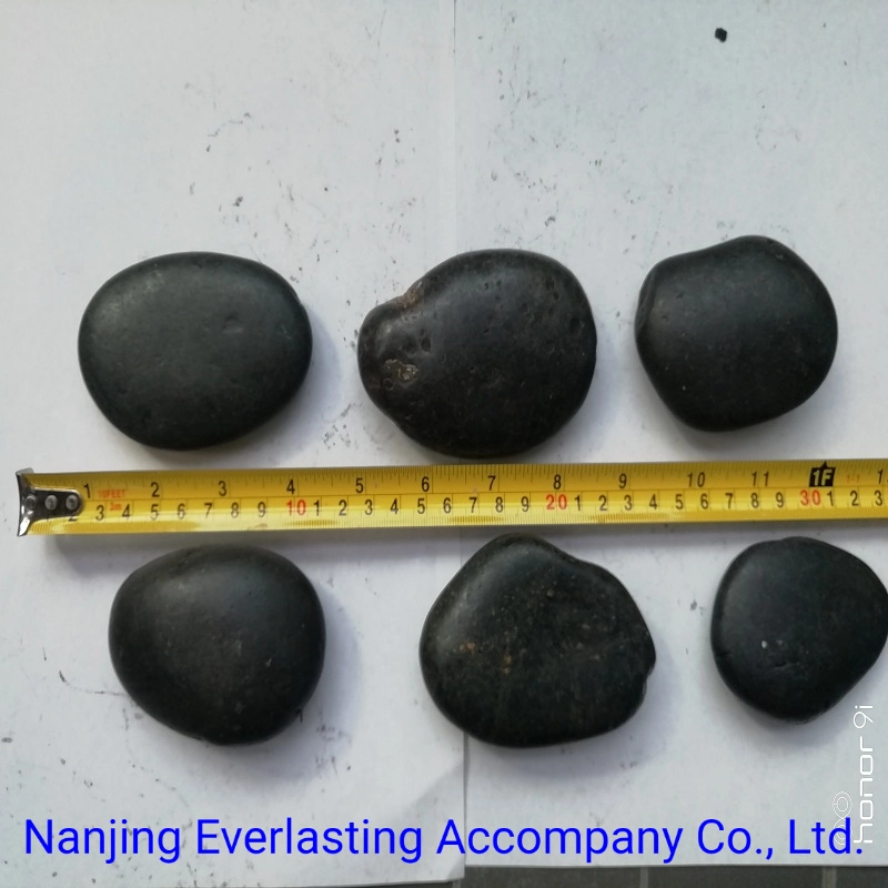 Black River Rock Polished Beach Pebbles Landscaping Pea Gravel Stone Pebble