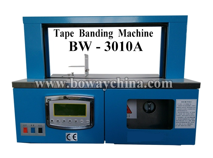 Small Tabletop Tape Auto Seal and Cut Currency Machine Binding Banding