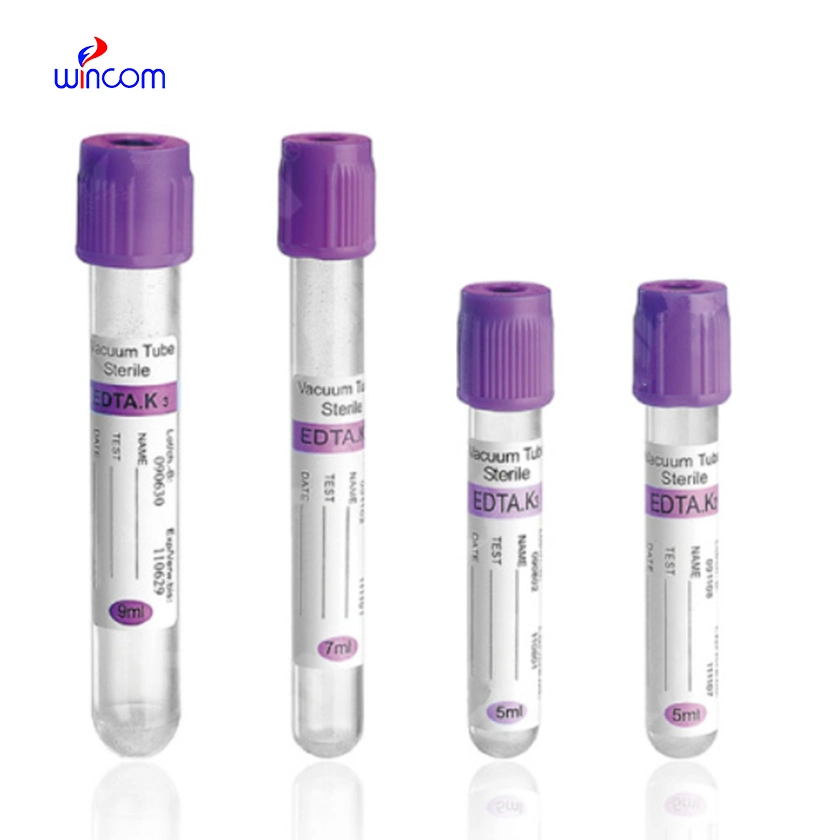 Medical Disposable Vacuum EDTA No Activator Glucose Blood Test Sample Collection Tube