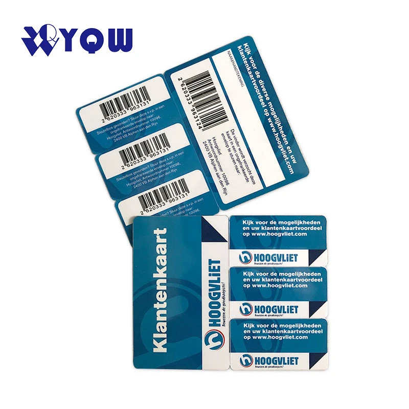 Customized Printing PVC 3 in 1 Mini Loyalty Combo Card Gift Card