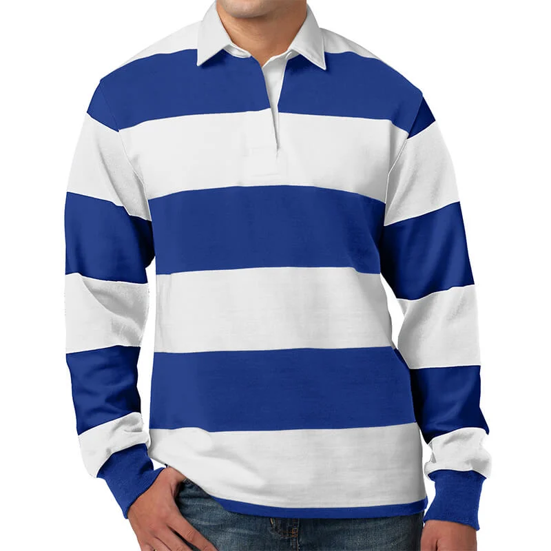 2022 Latest Design High Quality Rugby Jersey Custom Team Sports Wear Long Sleeve Polo Shirt