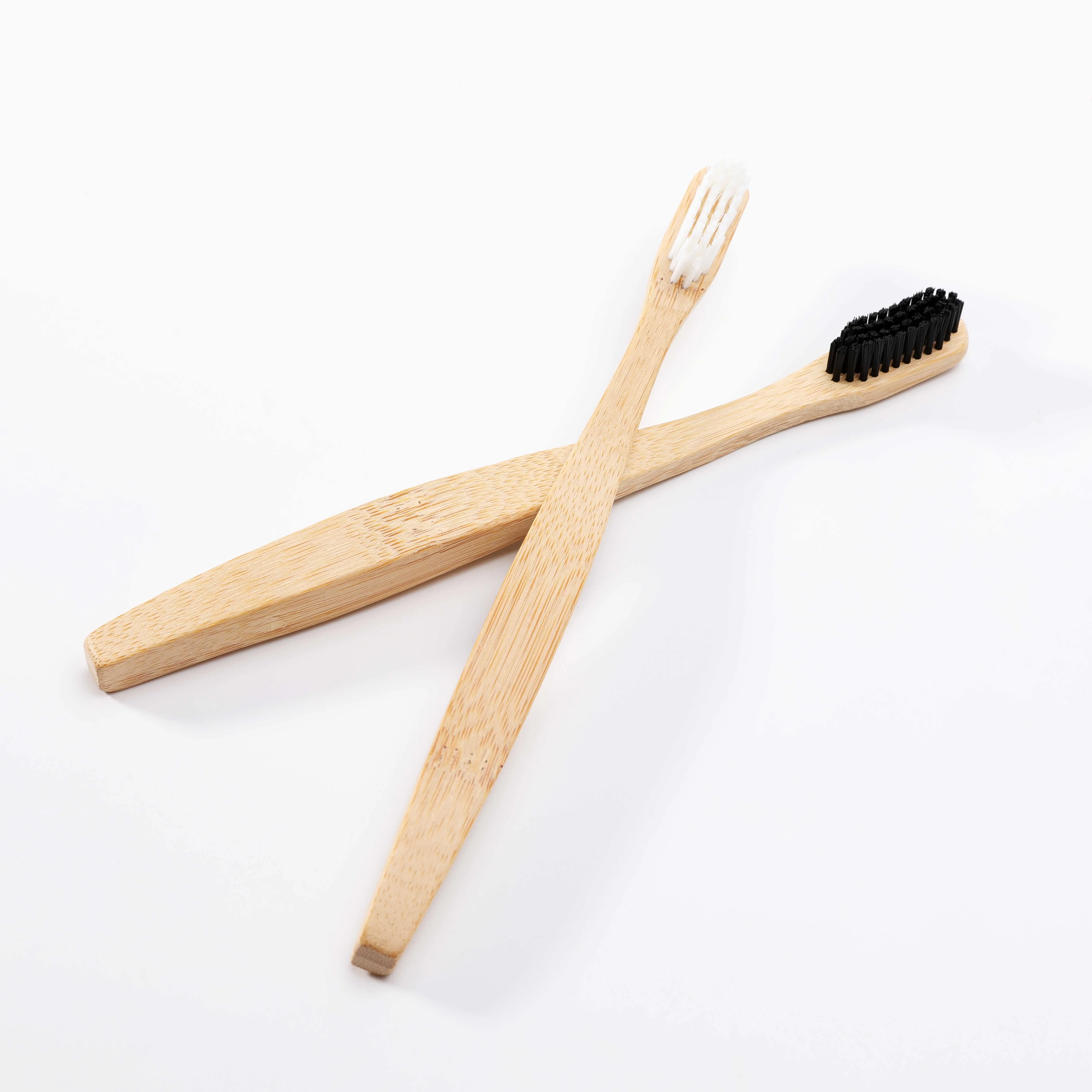 Brosse à dents de bambou de l'environnement Eco Gros Logo personnalisé