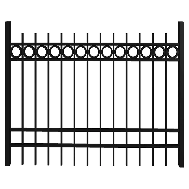 China Supplier House Garden Wrought Iron Main Gate Deer Design