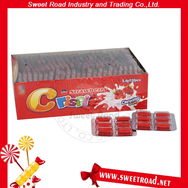 Sweet Road Wholesale/Supplier Halal Crispy Mix Fruit Flavor Mint Chewing Gum 6PCS