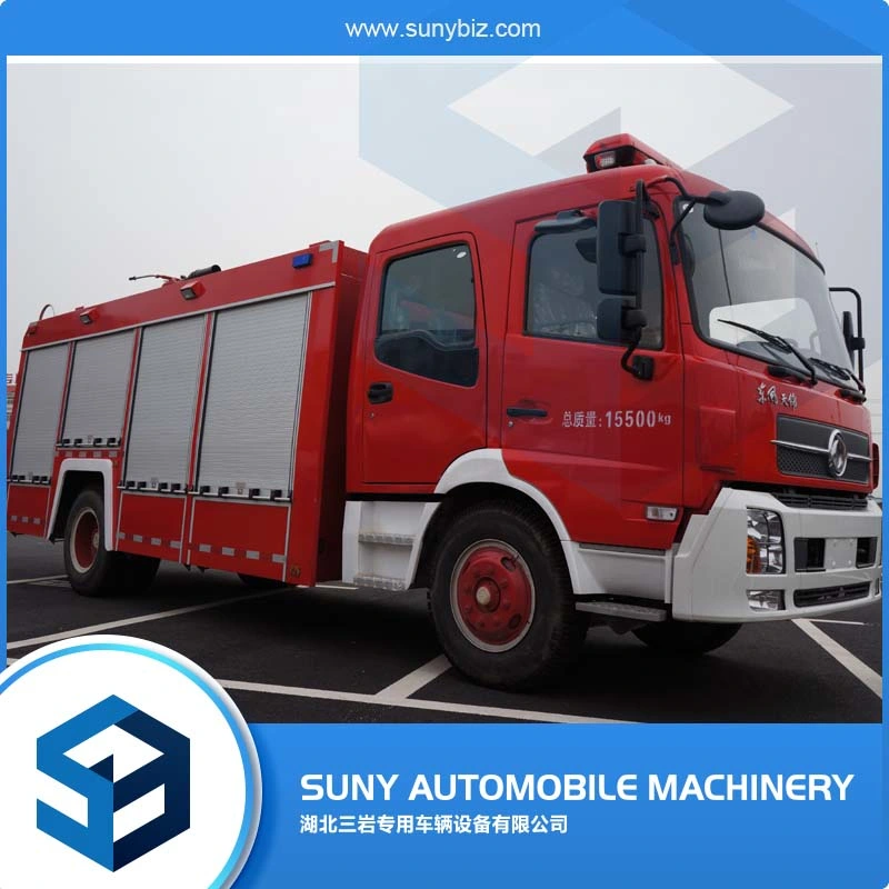 Rescue Fire Truck Dongfeng 4X2 Fire Fighting Foam Tank Truck with Crane