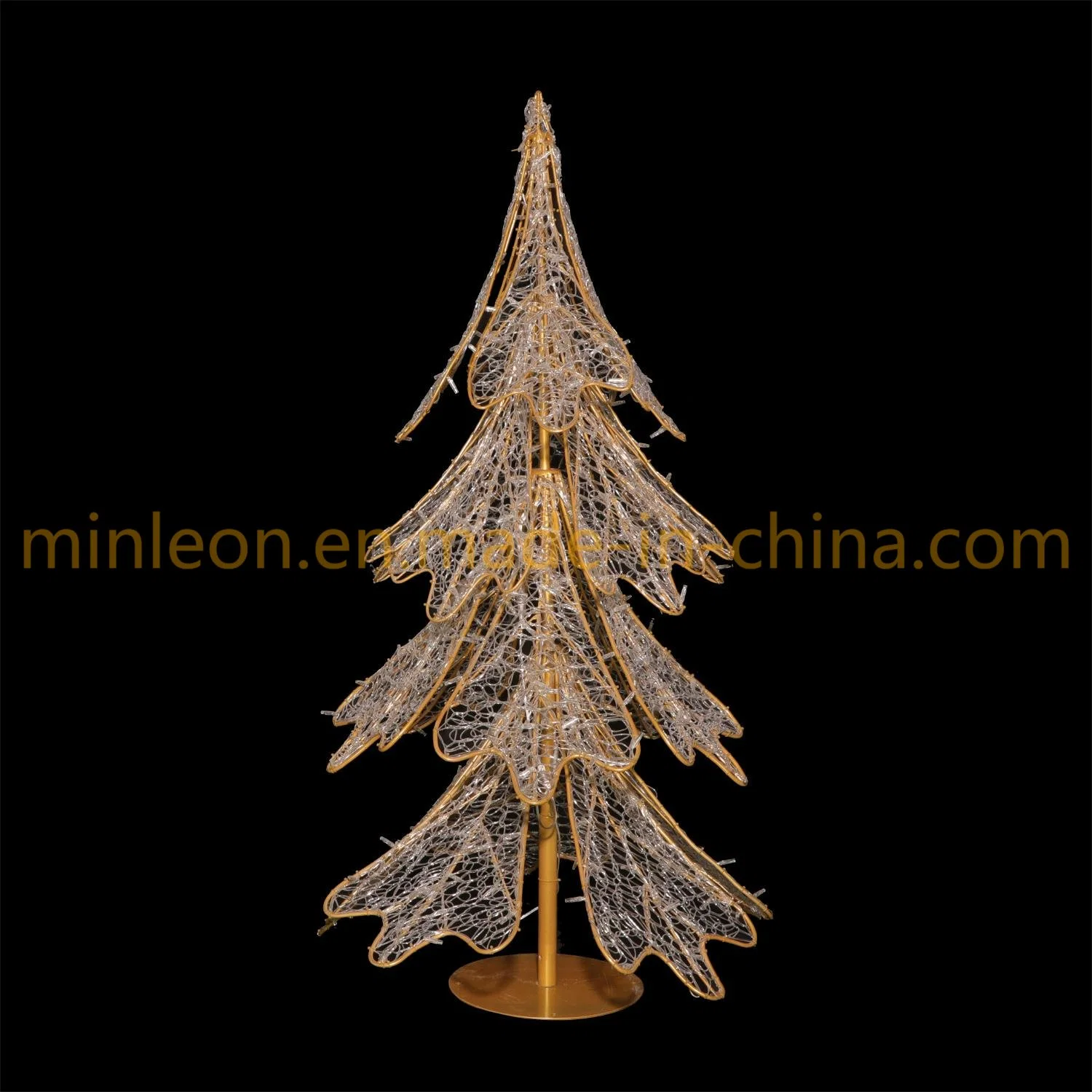 1,8M y 2,5M de visualización en 3D de pino de Navidad decoración de la calle del árbol de Navidad Motivo de la pantalla