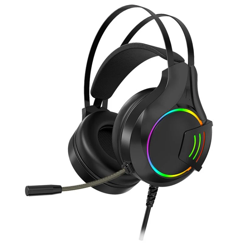 Heißer Verkauf Computer Stereo Gaming Kopfhörer LED bunte Lichter Kopfhörer Headset