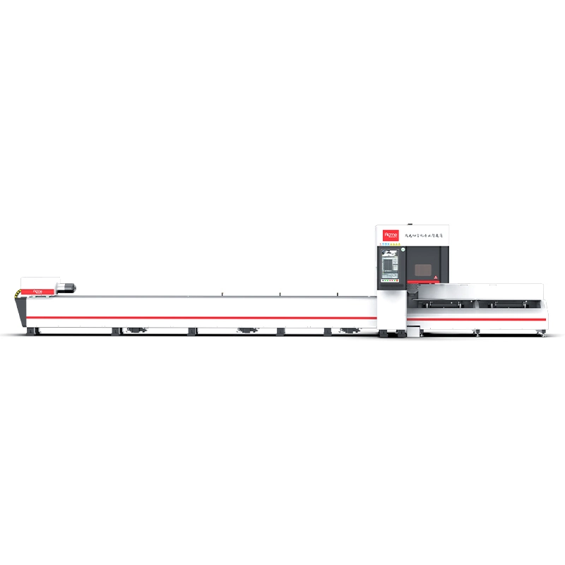 Carbon Steel Stainless Steel Aluminium CNC Pipe Fiber Laser Cutter Metal Tube Cutting Machine