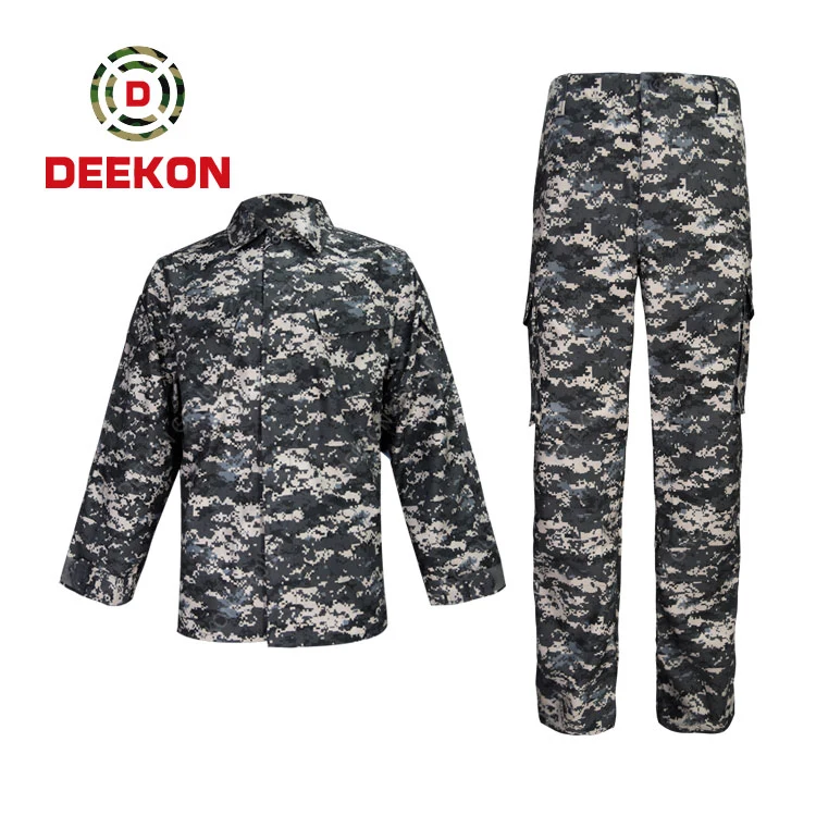 Military Bdu Style Camouflage Army Uniform