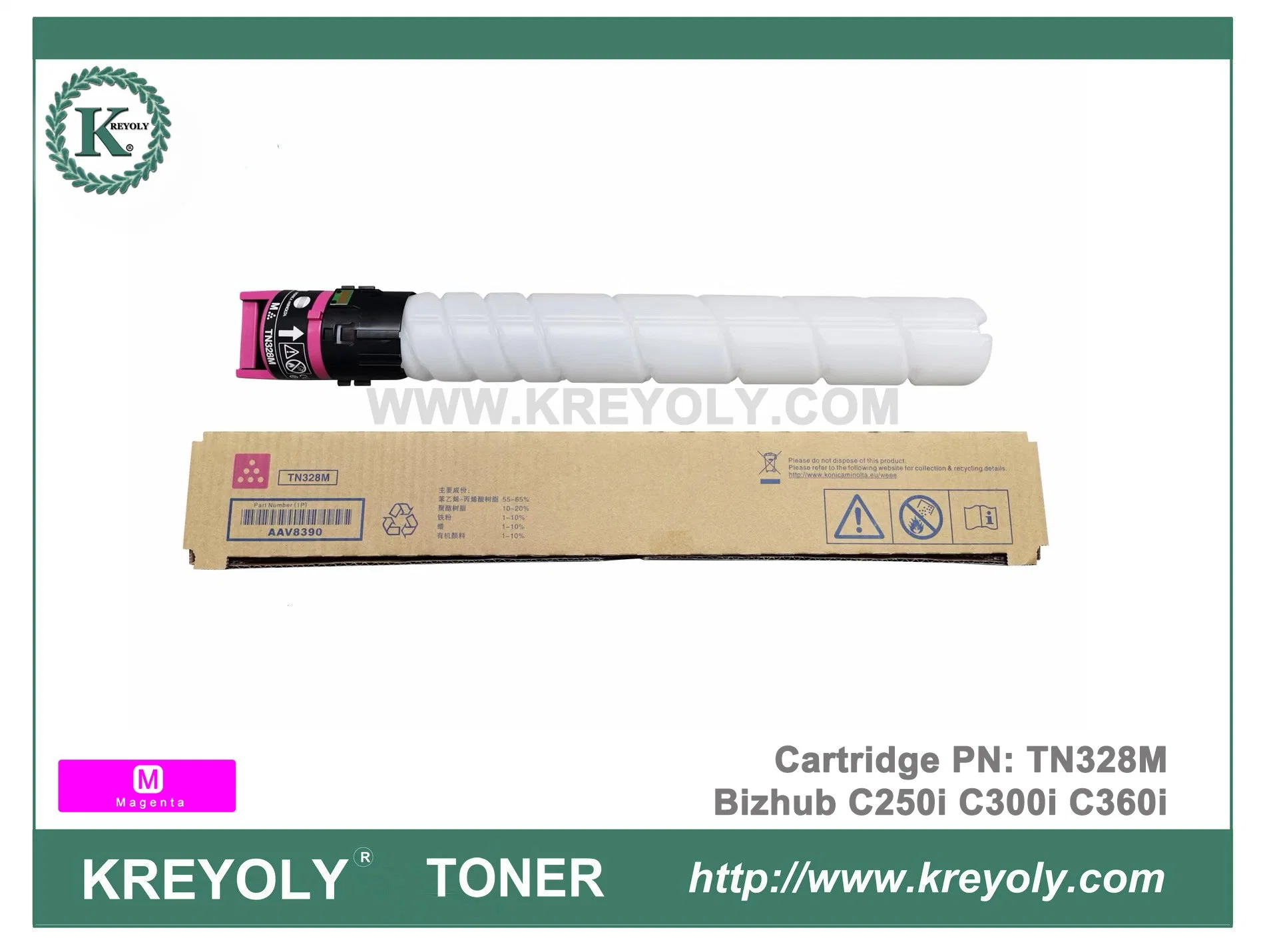 New Arrival Konica Minolta Color TN328 Toner Cartridge for Bizhub C250I C300I C360I