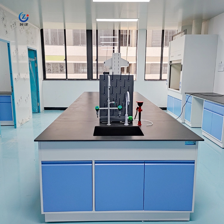 High quality/High cost performance Secondary School Biological Countertop Phenolic Resin Compact Lab Bench Furniture