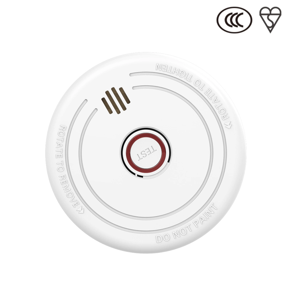 Jbe Fire Alarm White Battery Photoelectric Smoke Alarm Detector