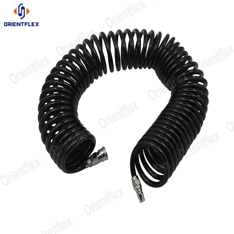 Best 25 FT 50 FT PU Spring Recoil Coil Hose