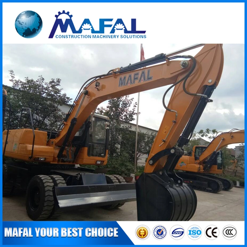 Mafal 360 Degree Full Hydraulic 4 Wheel Drive 13 Ton Excavator