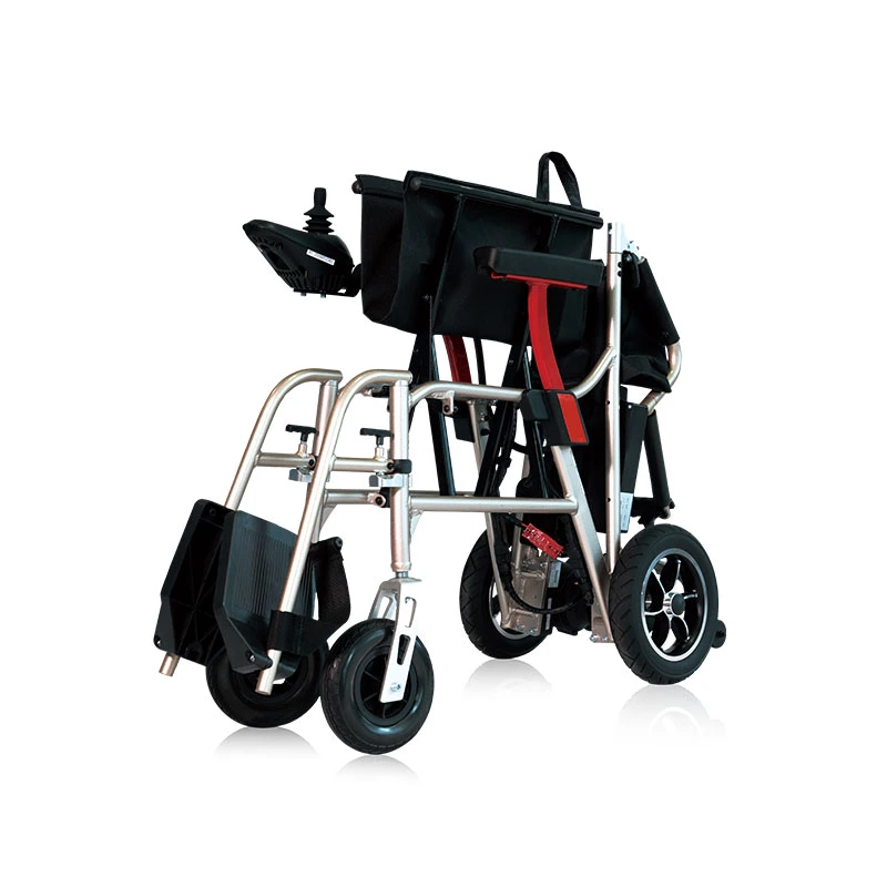 Light Foldable Power Wheelchair Travel Use Wheelchair Tew118