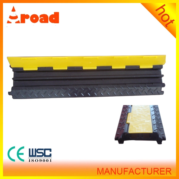 RoHS TUV fábrica de 2 canales cable Protector Ramp Bridge Con CE