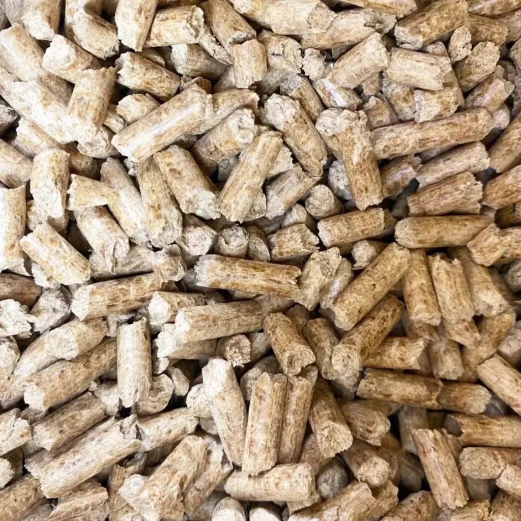 China Cheap 6 8 mm Enplus A1 Pine Beech Fir Birch Pine Wood Pellet Stick Shape Biomass Fuel Sawdust Particle