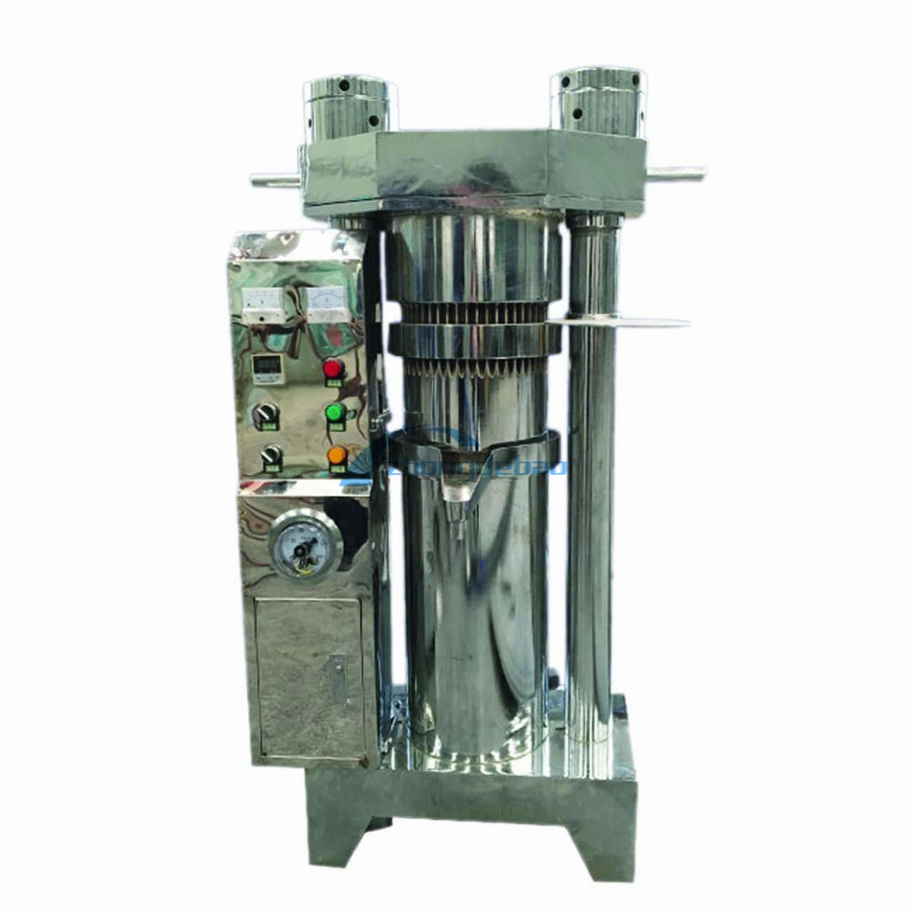 Newest Large Capacity Cold Press Cocoa Butter Hydraulic Oil Presser Hydraulic Sesame Oil Press Machine