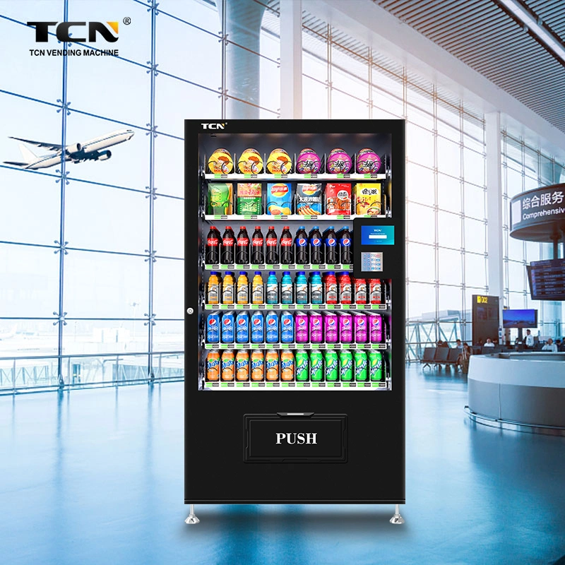 Tcn Large Capacity Cashless Vending Machine Qr Code Touch Screen Vending Machine