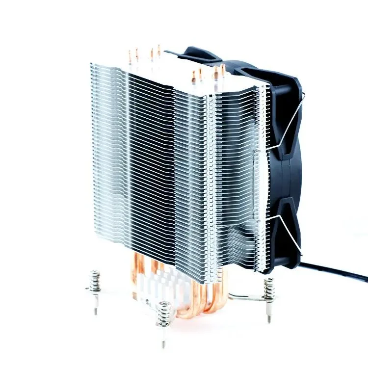 8cm Fans CPU Cooler Computer Radiator Intel AMD 4 Copper Pipe