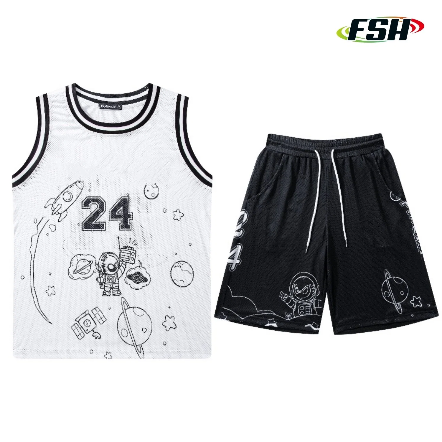 Hochwertige Herren Custom Reversible Set Basketball Uniform Jersey Tragen Für Sport