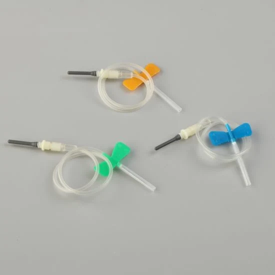 Disposable Medical Safety Stainless Butterfly Needle for Blood Collection FDA/ISO/CE All Sizes Top Prices in The Market