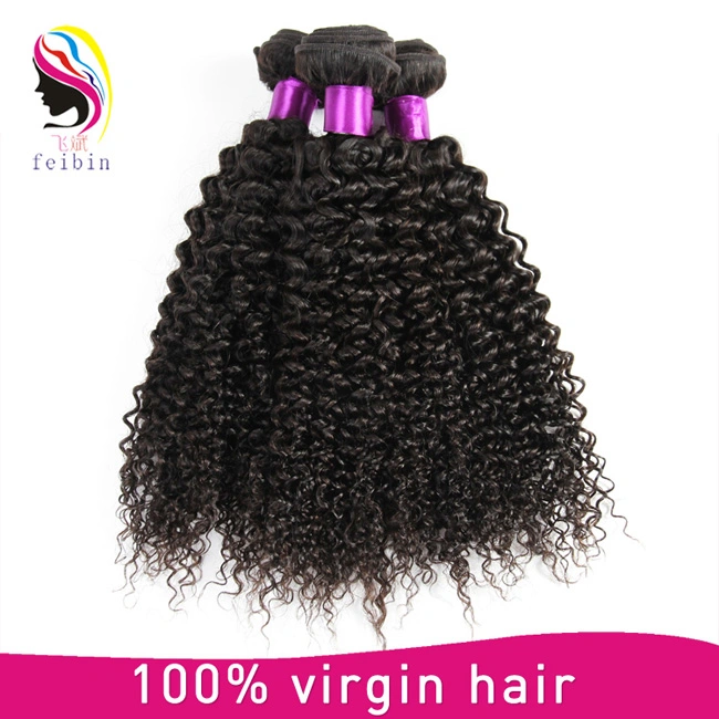 8A Kinky Curly Remy brasileña de productos de cabello humano.