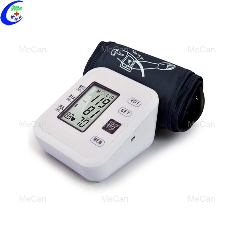 Digital Automático do Braço Superior da Pressão Arterial Monitorar, esfigmomanômetro aprovado pela CE