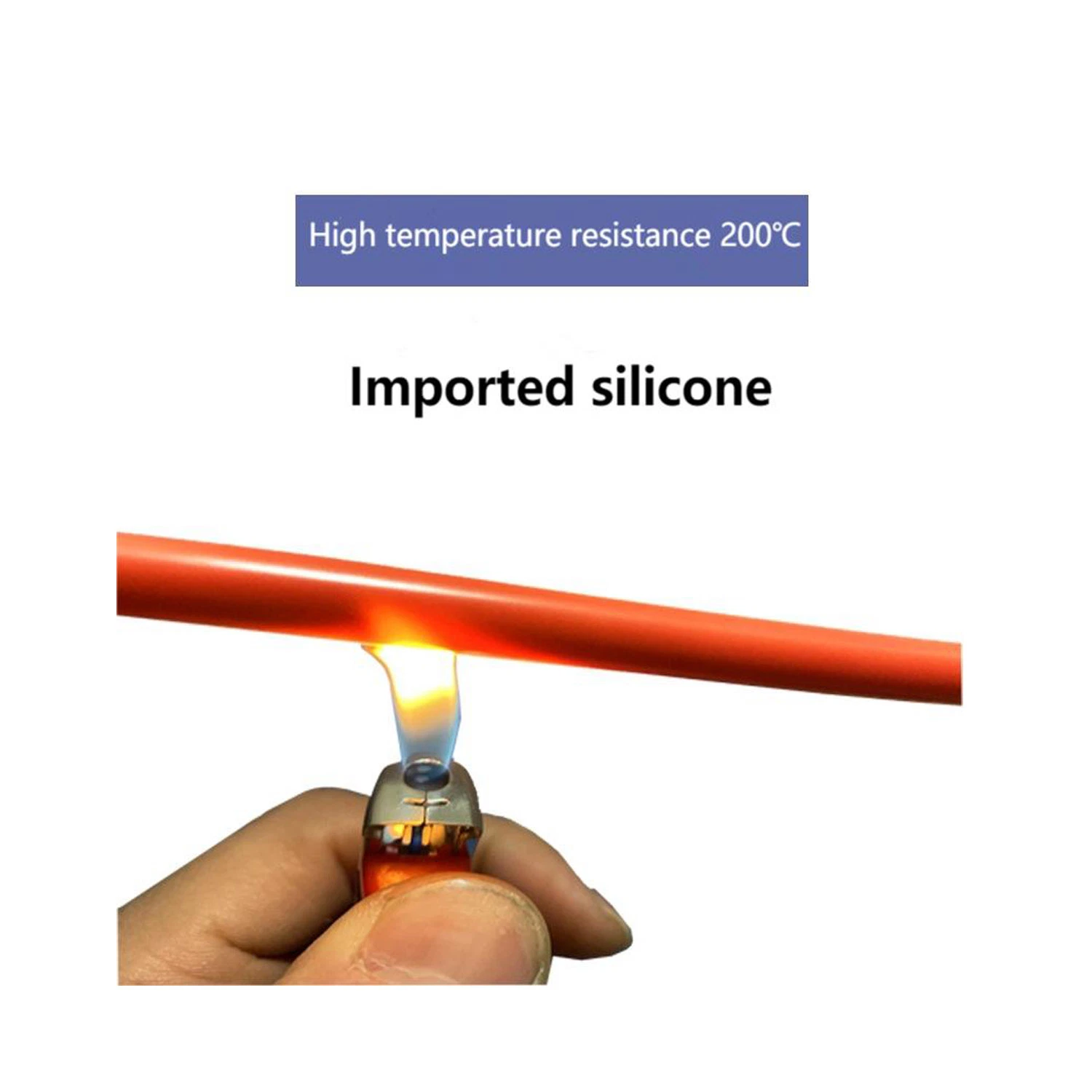 Conductor eléctrico de cobre estañado cable de silicona Sif/Siff sin halógenos de alta resistencia al calor Cable