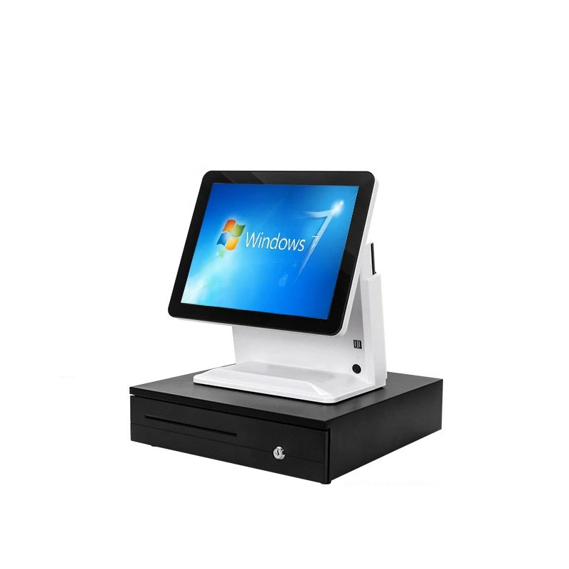 Ecrã táctil moderno Cash Register Desk tudo em um Windows SISTEMA POS