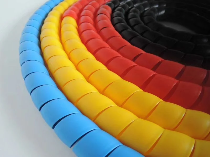 High Quality Colorful PP Hydraulic Rubber Hose Spiral Guard Protector