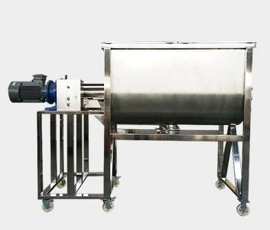 Horizontal Industrial Stainless Steel Price Substrate Paddle Mix Machine Ribbon Blender Dry Powder Mixer