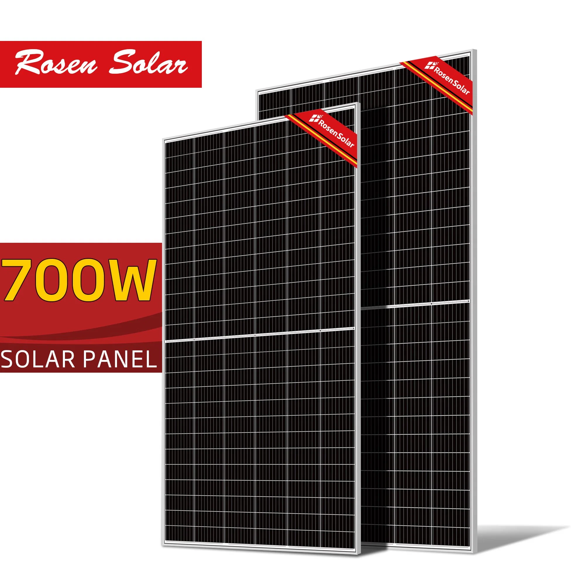 Panel solar Longi Trina Ja Half Cell N Topcon 182mm 210mm 400W 420W 450W 550W 580W 600W 700W 9bb 10bb 12bb Perc