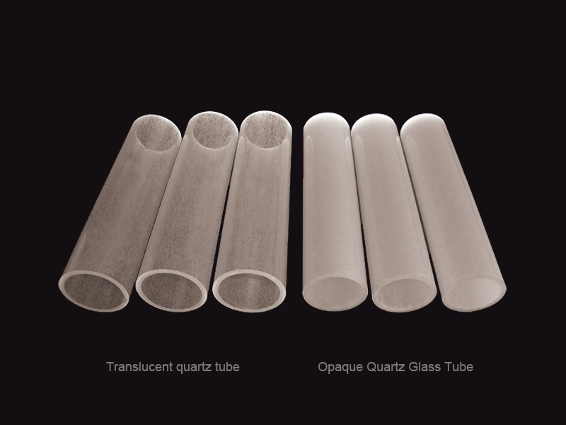 Opaque Quartz Glass Tube Ring Plate Mike White Quartz Tube for Refractory