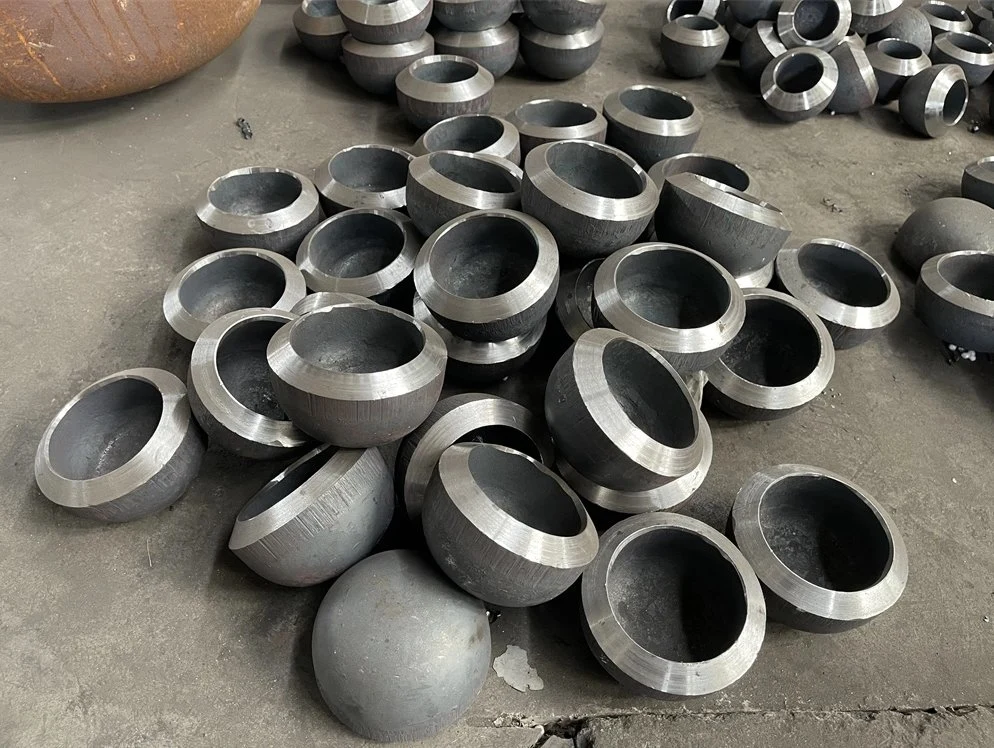 Hemispherical Customized Size Sch80 Steel Pipe Alloy Steel End Caps Fittings Carbon Steel Weld Cap