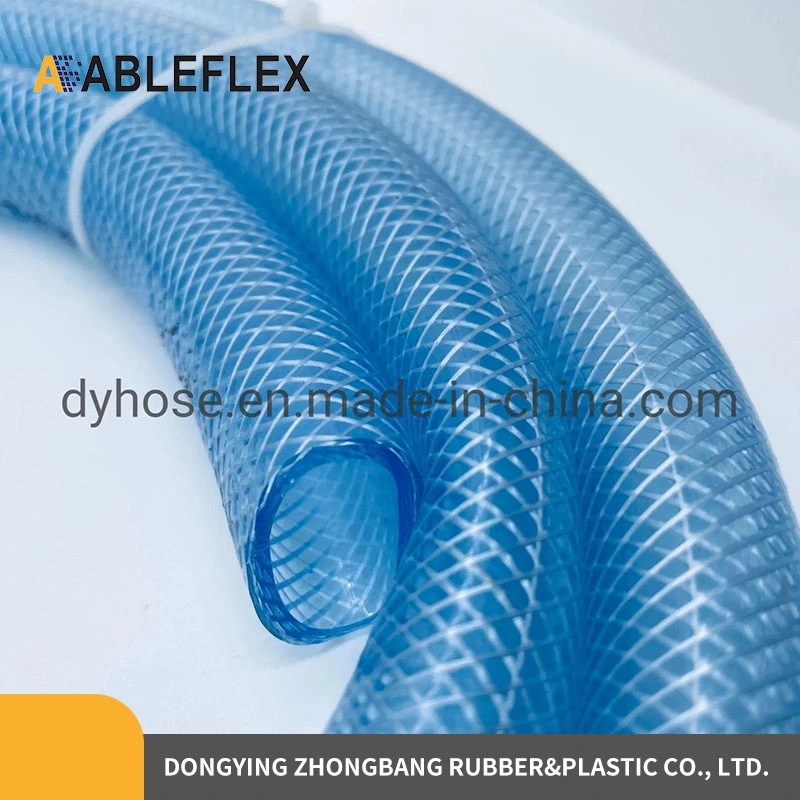 High quality/High cost performance  Lightweight Flexible Braided PVC Fiber Reinforced Hose for Water Transfer