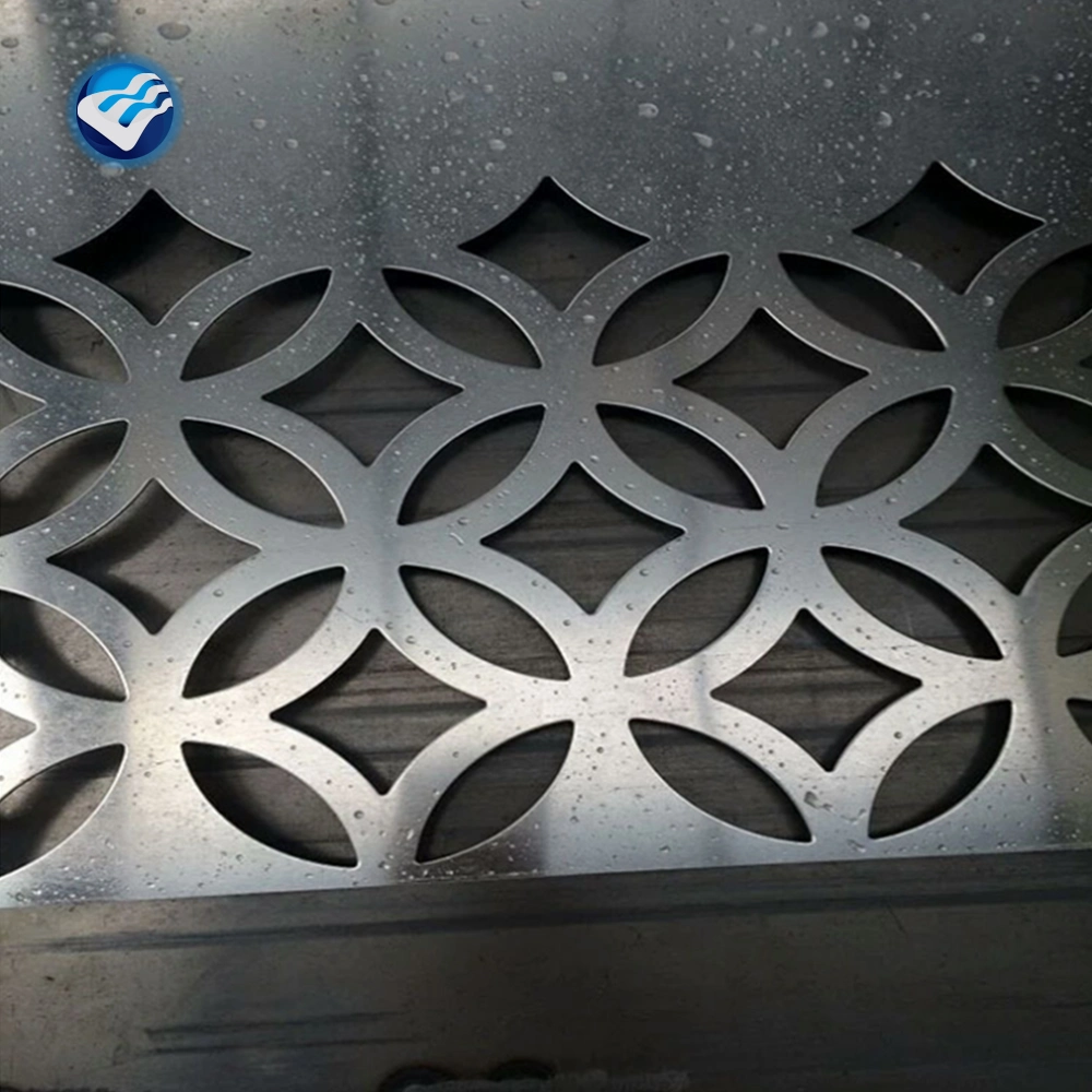 Slotted Hole Shape Laser Cutting Perforated Sheet Metal