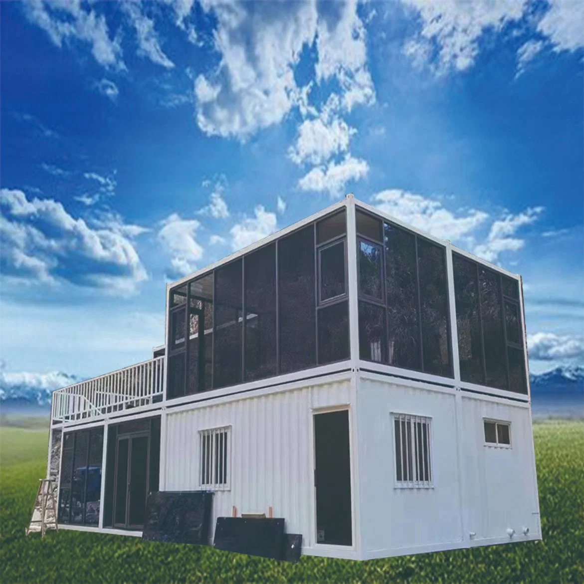 Export Prefabricated Camping Facilities Are Complete, Used for Construction Sites, Tourist Attractions, Hospitals, Troops, etc