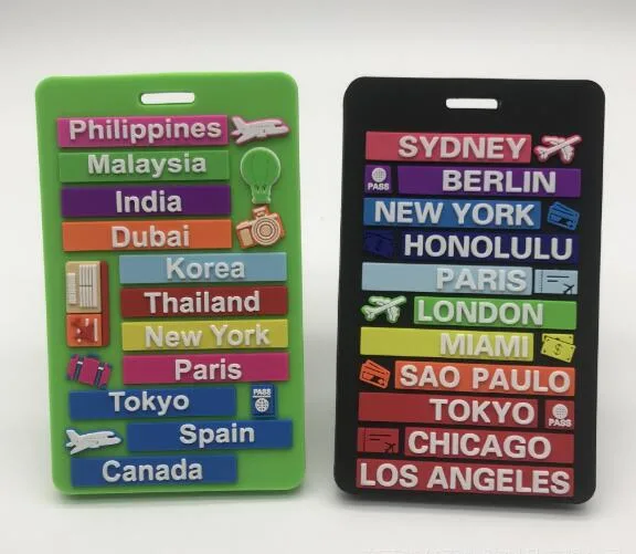 Promotional Souvenirs PVC Luggage Tag