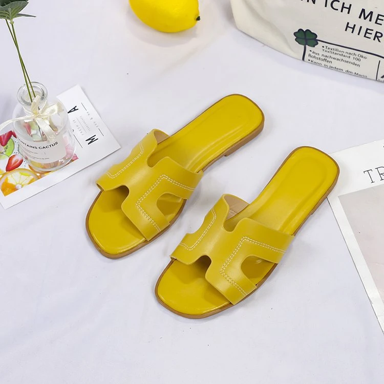 Trendy Fashion Luxury Brand Women Lady Girls Flat Sandals Slippers 95% off