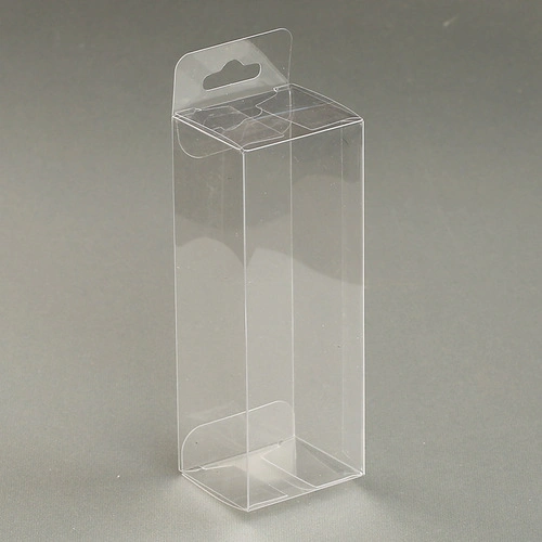 Printed Clear Transparent Color Gift Packaging Box Earphone Micro Phone Case PVC Pet Plastic Box