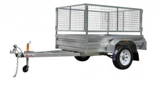 High quality/High cost performance  Galvanized Tandem Axle Fully Box Trailer